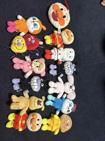 호빵맨 봉제 인형 세트