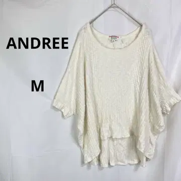 ANDREE by UNIT 돌먼 블라우스 썸머 니트 [ M ] 아이보리