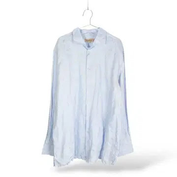90-00s INSERCH linen stitched shirt