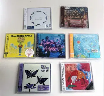 Mrs. GREEN APPLE CD 7점 세트 초회 한정판 CD