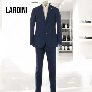 라르디니 셋업 M 자켓 네이비 컬러 스트라이프 LARDINI
