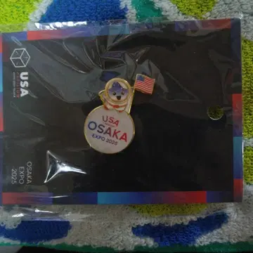 USA OSAKA EXPO 2025 핀 배지