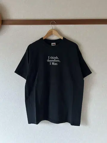 00s Apple Loftees 블랙 T셔츠