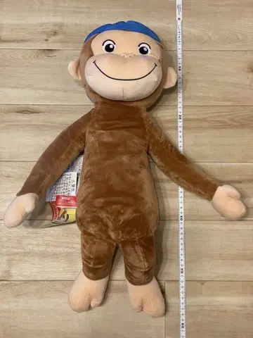 호기심 많은 멍키 조지 봉제 인형 약 60cm