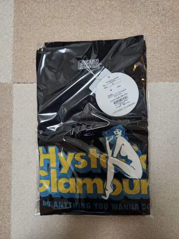 Hysteric Glamour 롱 슬리브 T셔츠 블랙