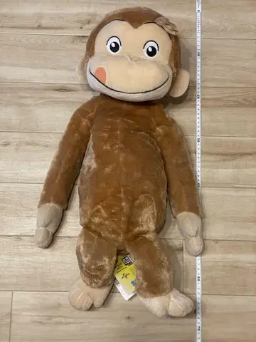 호기심 많은 조지 봉제 인형 약 66cm