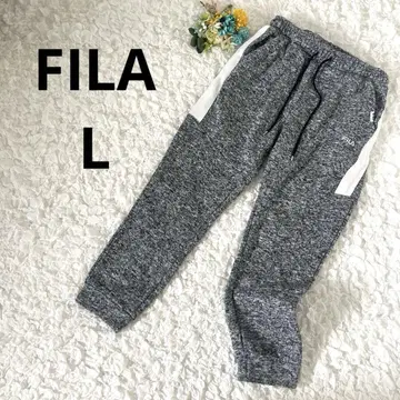 휠라 속기모 스웨트 팬츠 조거 팬츠 트랙 팬츠 그레이 L