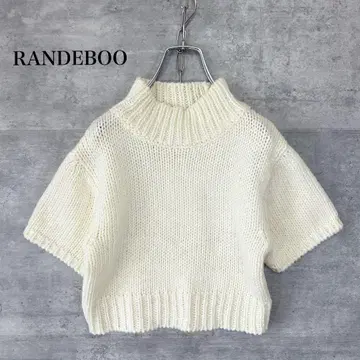 새상품급 RANDEBOO Classic Cropped Knit 반팔 니트