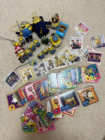 미니언 에디온 USJ 가챠 스티커 묶음 판매 씰 씰북