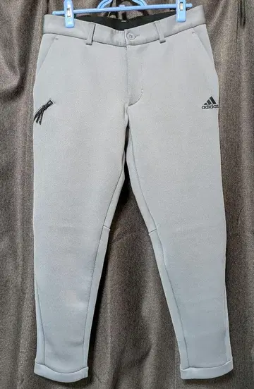 adidas 그레이 종이상자 니트 스트레치 팬츠 w79