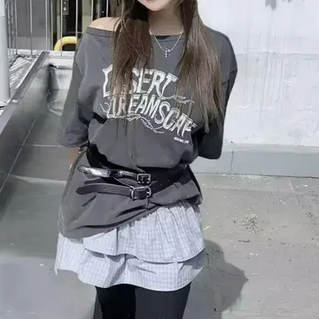 LCDC TM 그레이 T셔츠