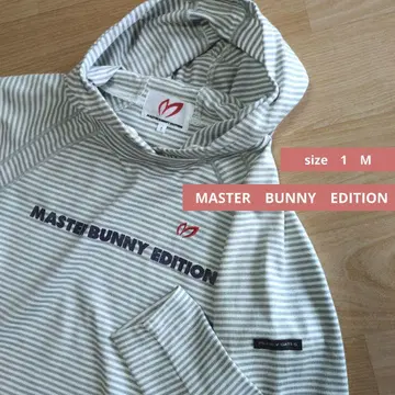 MASTER BUNNY EDITION 후드 부착 셔츠 사이즈 1