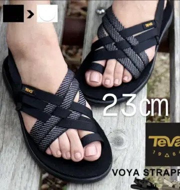 Teva Voya Strap 샌들 23cm 블랙