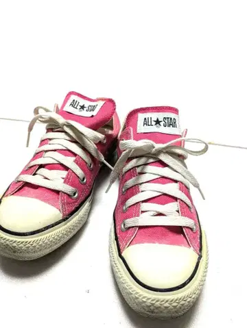 CONVERSE 핑크 로우컷 스니커즈 24cm