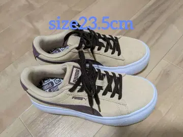 PUMA 23.5cm 스웨이드마유 베이지