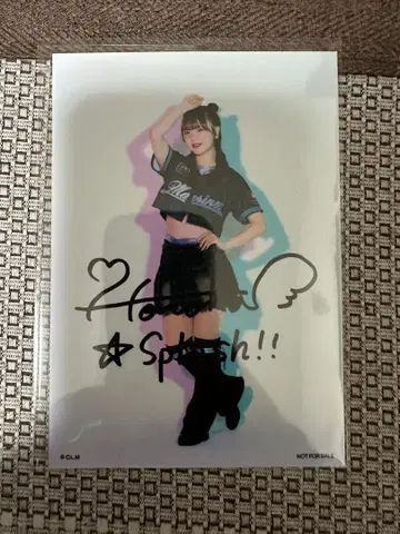 M Splash!! 친필 사인 브로마이드 HONOKA
