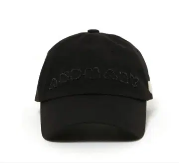 andmary Mary 로고 캡 블랙