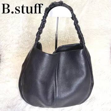 새상품급! B.stuff 블랙 원 핸들 백 가죽 블랙