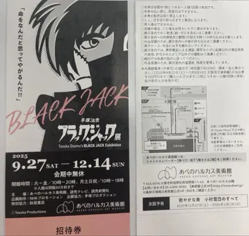 블랙잭 전시회 초대권 2매