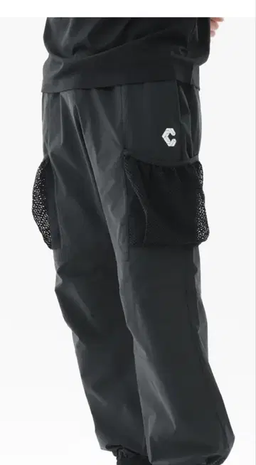 CRONOS ATHLEISURE CARGO PANTS [ BLACK ]