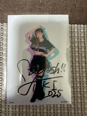 M Splash!! 직필 사인 브로마이드 생사진 YUKI