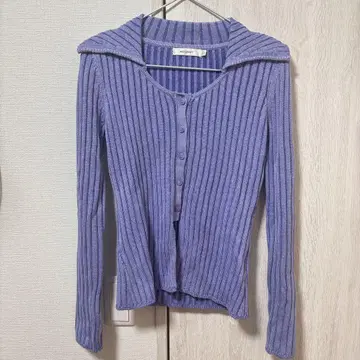 MOUSSY 퍼플 가디건