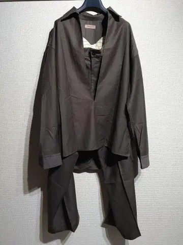 루즈 셔츠 셋업