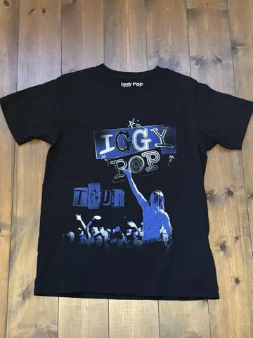 Iggy Pop 재팬 투어 T셔츠 블랙