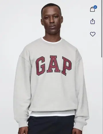 택 포함 새상품/완판템 GAP 헤비웨이트 GAP 로고 맨투맨 트레이닝복