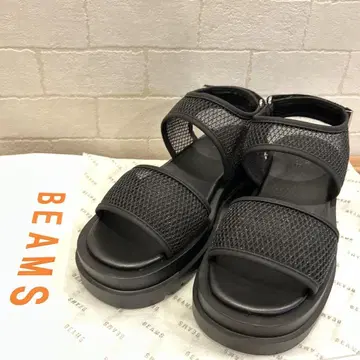 BEAMS 시어 플랫폼 샌들