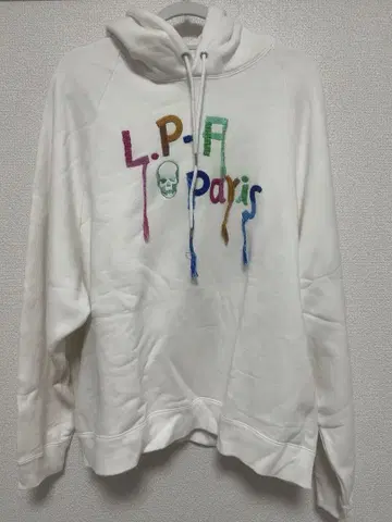 LPF Paris 화이트 후드티