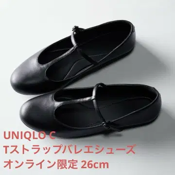UNIQLO C T 스트랩 발레 슈즈 26cm