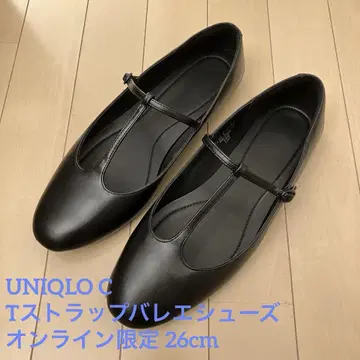UNIQLO C T 스트랩 발레 슈즈 26cm