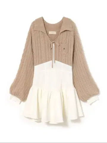 ANDMARY Tess blouse mini dress