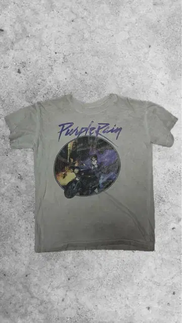 레어 Prince Purple Rain 티셔츠 마이클 잭슨