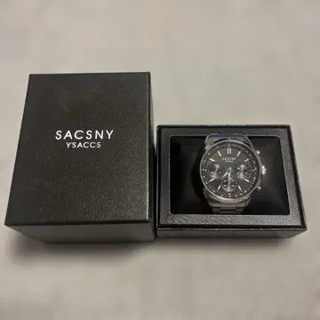 SACSNY 실버 손목시계 (쿼츠)