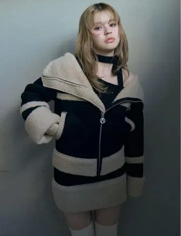 andmary Gigi mouton jacket Black