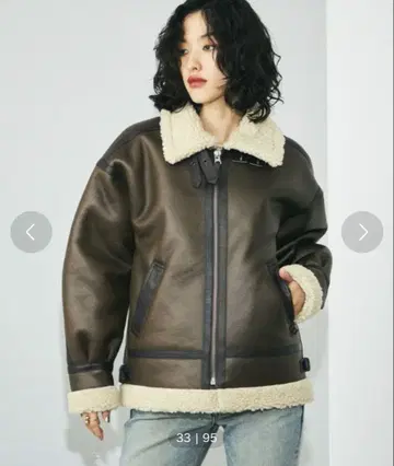 ALPHA B3 페이크 무스탕 자켓