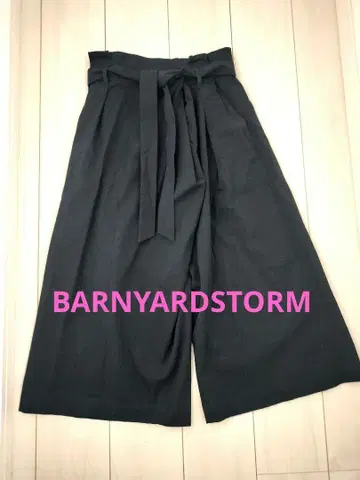 BARNYARDSTORM 네이비 와이드 팬츠