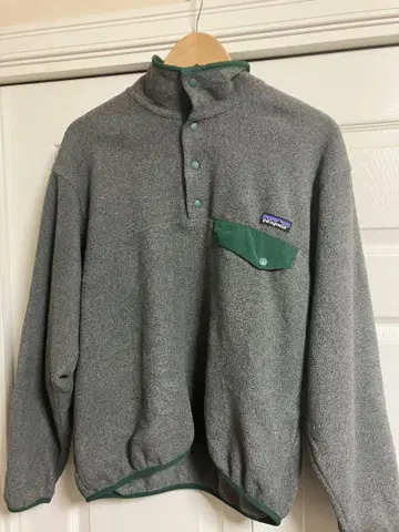 patagonia Synchilla 플리스 자켓 S 그레이/그린