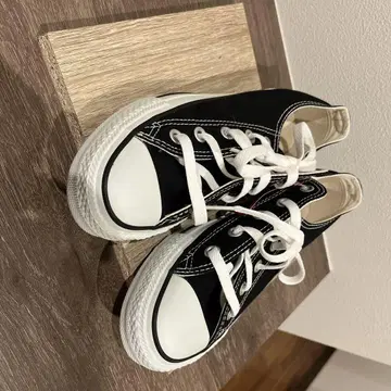 [ 미사용 새상품 ] 여성용 CONVERSE ALL STAR 블랙스니커즈