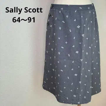 샐리 스콧 Sally Scott 스커트 꽃무늬 사이드 버튼 64~91