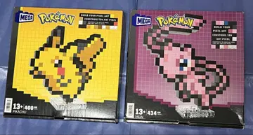 메가 콘트랙트 포켓몬 레트로 픽셀 아트 퍼즐 피카츄 뮤우