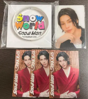 Snow Man 라울 치라미 카드 러버 밴드 SnowWorld