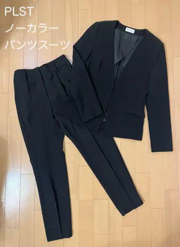 PLST 노카라 수트 셋업 블랙