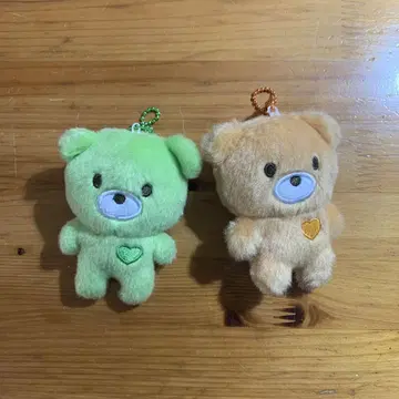곰 봉제 인형 2개 세트