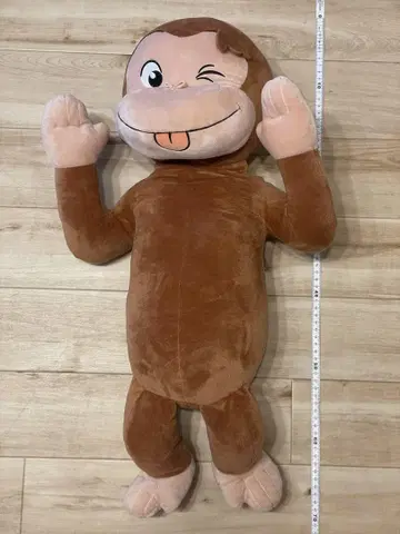 호기심 많은 조지 봉제 인형 약 70cm