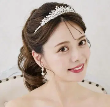 ANNAN WEDDING 낮은 티아라 TLM298