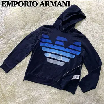 레어 엠포리오 아르마니 후드티 긴팔 XL 이글 로고 사이드 지퍼