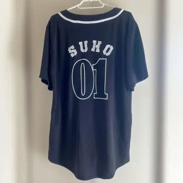 수호 EXO PLANET #3 베이스볼 셔츠 유니폼 SUHO